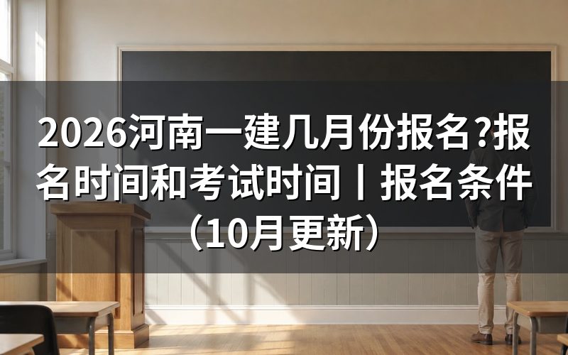 河南一建报名时间和考试时间,对着报名表上的日期栏看