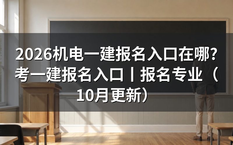 考一建报名入口,先找报名表上的专业那一格