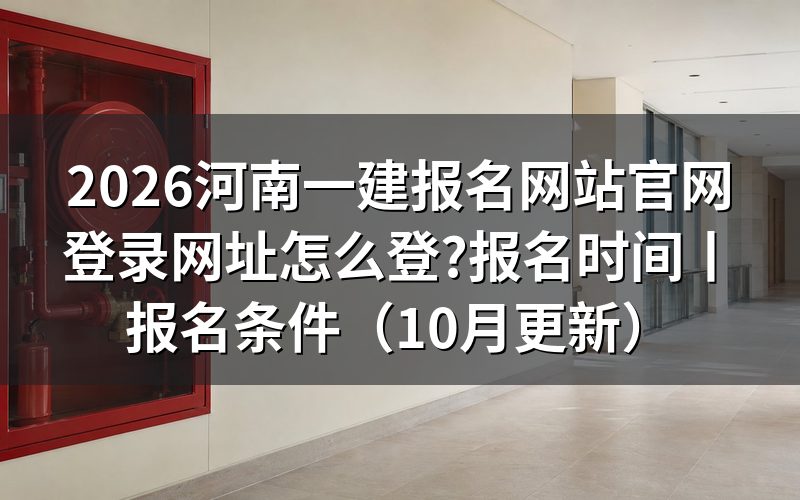 河南一建报名时间和考试时间,先看报名表提交那一天