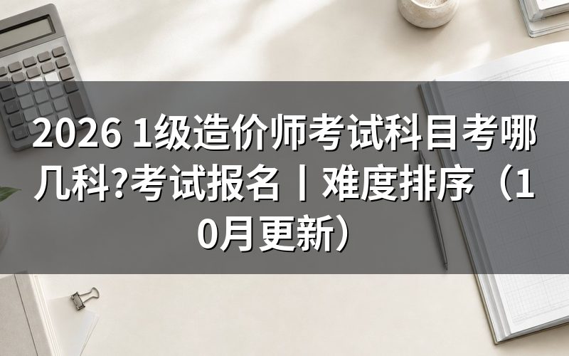 国家一级造价师考试科目,先看准考证上那四行