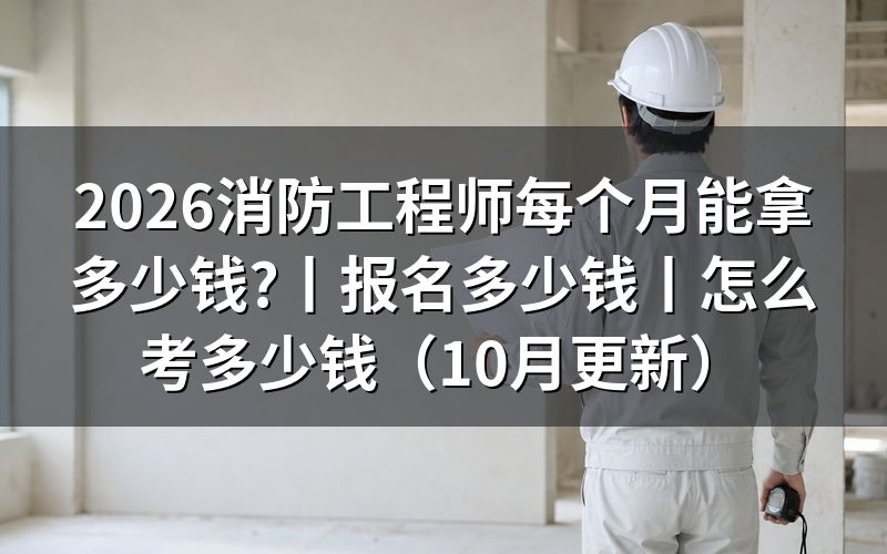 消防工程师报名多少钱,看缴费页上的科次栏