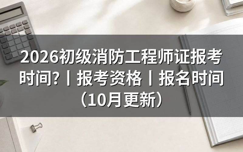 一级消防工程师报考时间是11月7日、8日,先看考试时间那张表