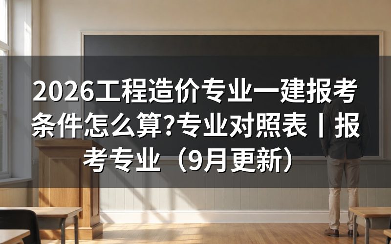 工程造价一建允许报报考专业,先对报名表上的学历栏