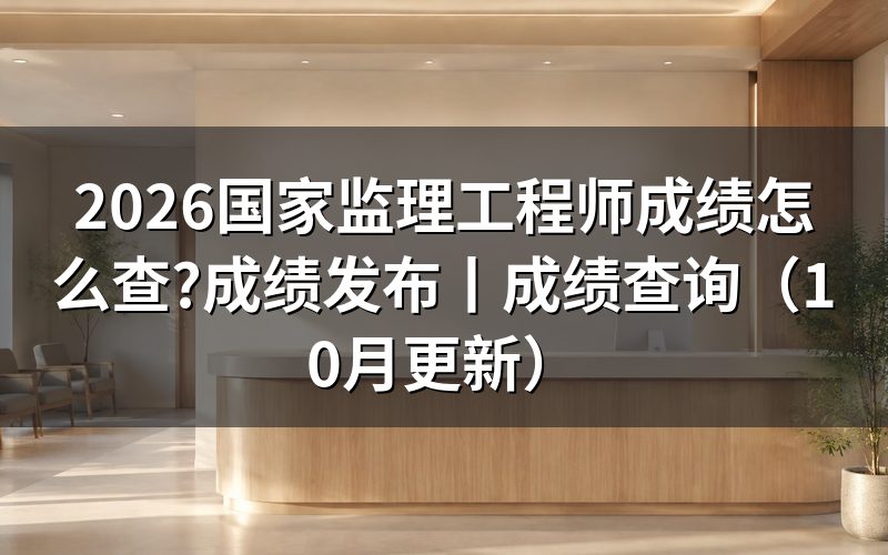 监理工程师成绩发布,先看那条成绩公布通知的日期