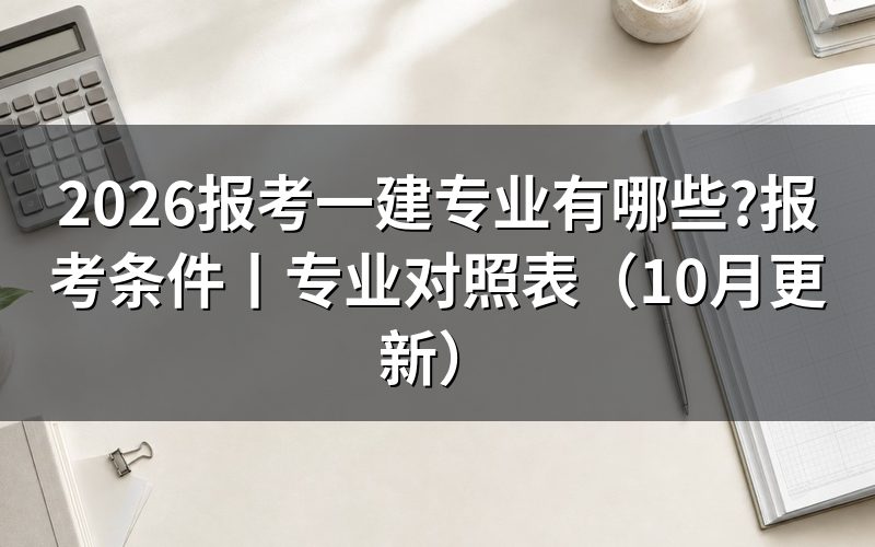 报考一建对专业有什么要求,先对报名表上的学历专业栏
