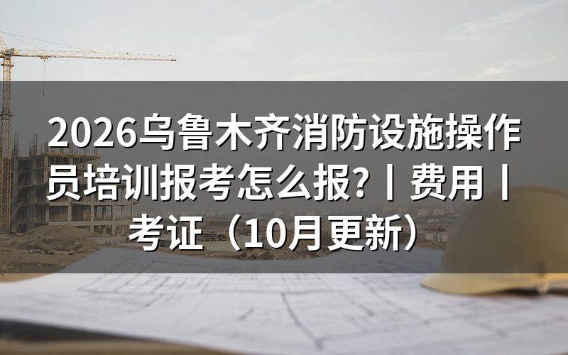 消防设施操作员培训报名,先看报名表上的申报等级那一格