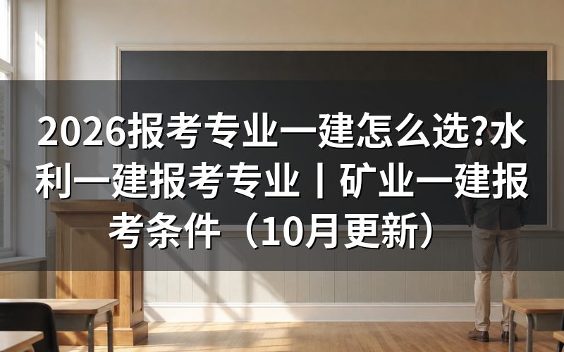 机电一体化报考一建属于什么专业,先看报名表学历栏怎么填