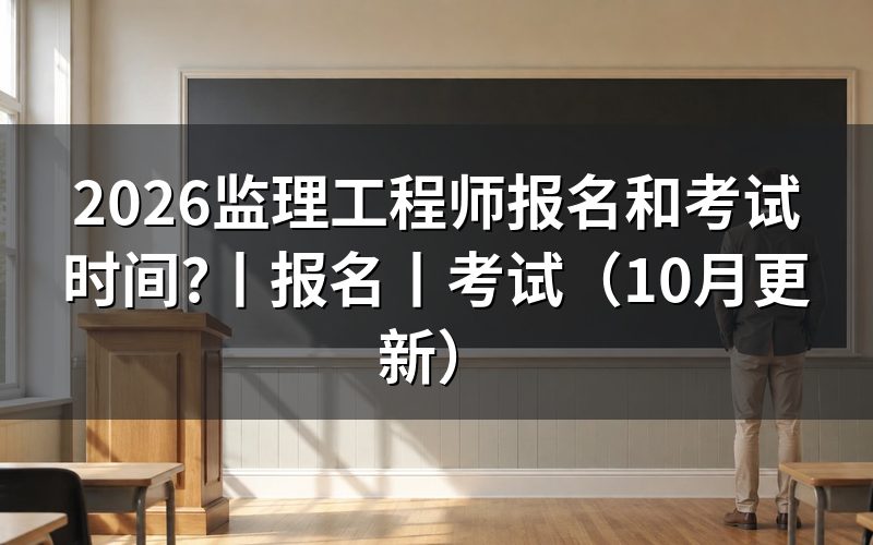监理工程师考试报名时间,先看报名表状态