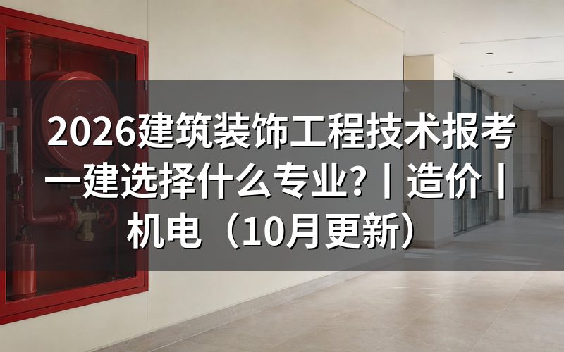 建筑工程技术报名一建选什么专业，先分清报名表两栏