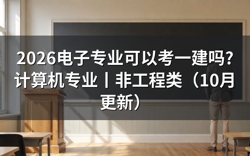 计算机专业可以报考一建吗,先核对毕业证扫描件