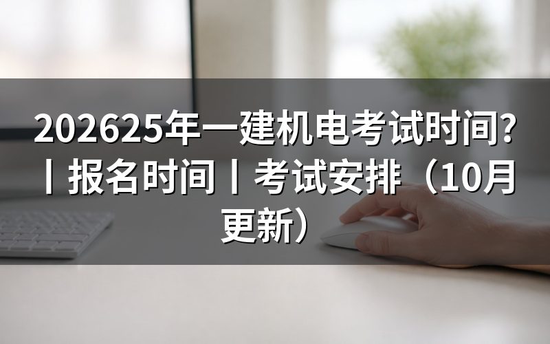 25年一建考试时间是哪两天,查看准考证日期