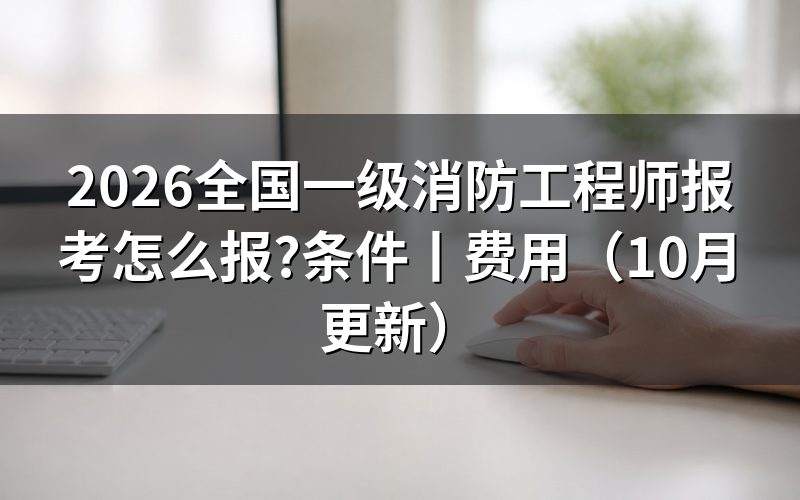 全国一级消防工程师报考条件,核对条件专栏