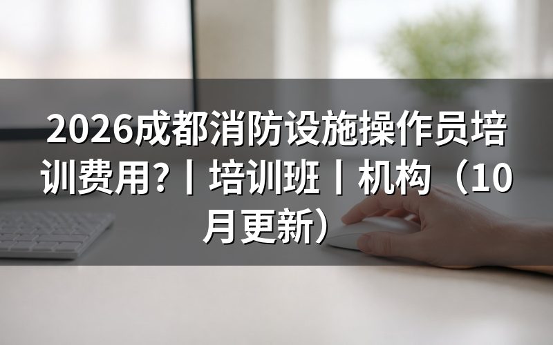 消防设施操作员培训费用，逐项核对收费单