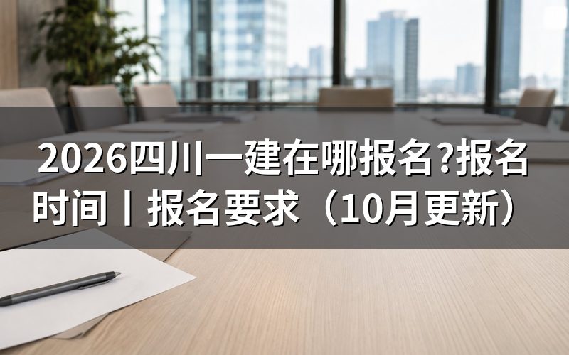 今年四川一建报名时间，先看报名表状态