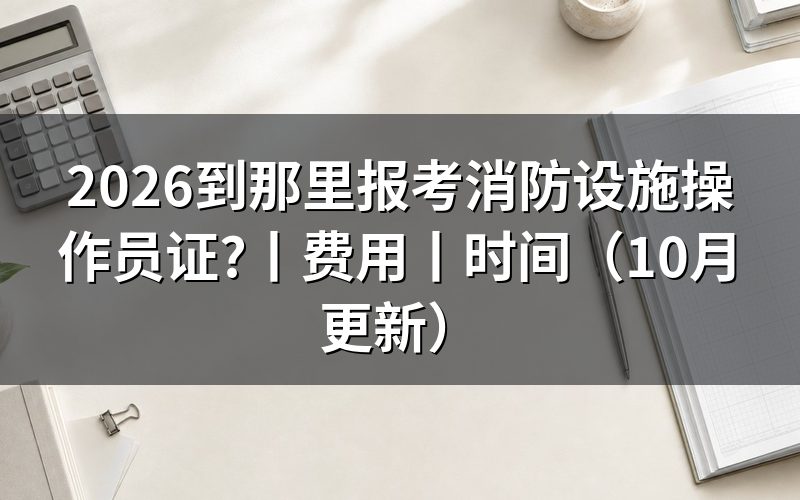那里报考消防设施操作员,先看报名系统的审核状态