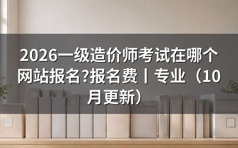 一级造价师报名考试网站，核对报名表入口