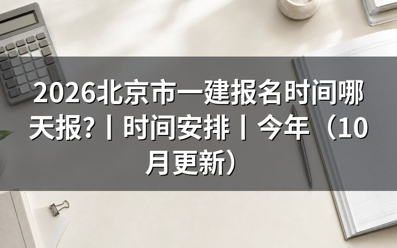 北京市一建报名时间，先看报名信息页