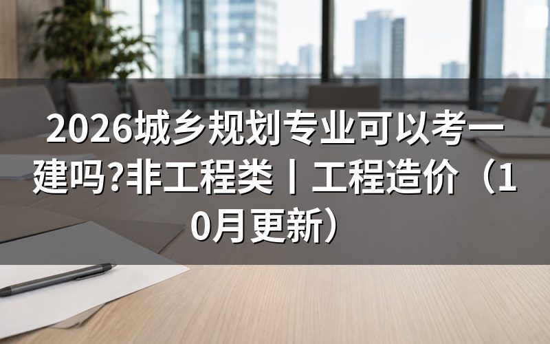 非工程类专业可以报考一建吗,看报名表的专业栏