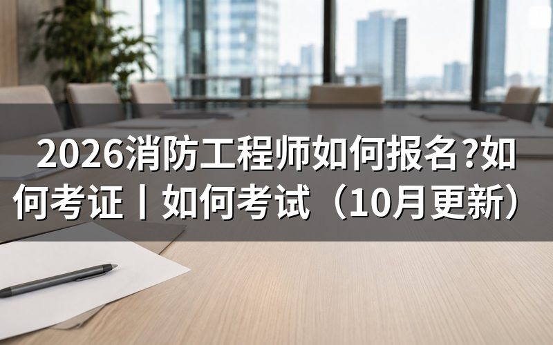 个人如何报考消防工程师证,先核对报名表