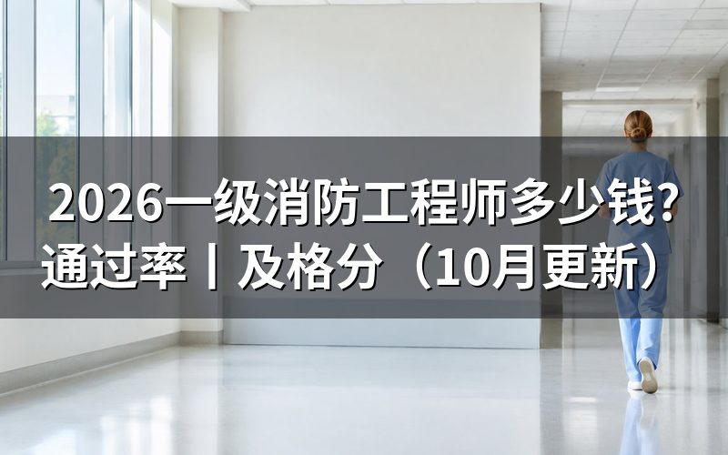 一级消防工程师证多少钱，看缴费页面