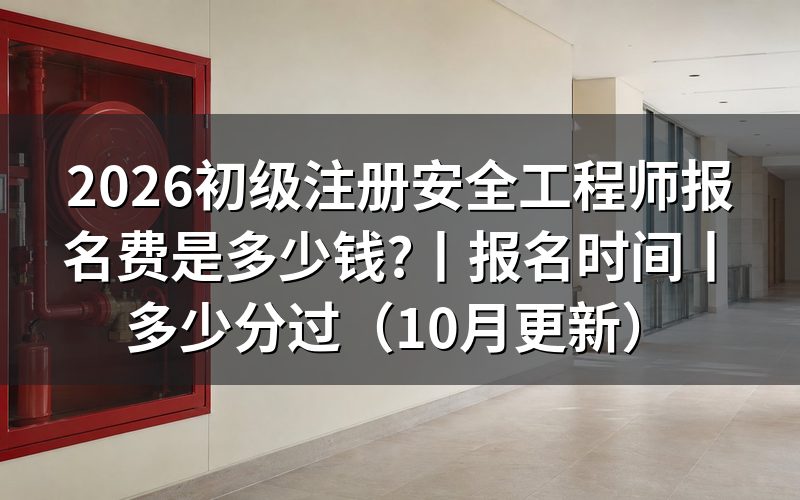 初级注册安全工程师考试报名时间,看报名表所属地区