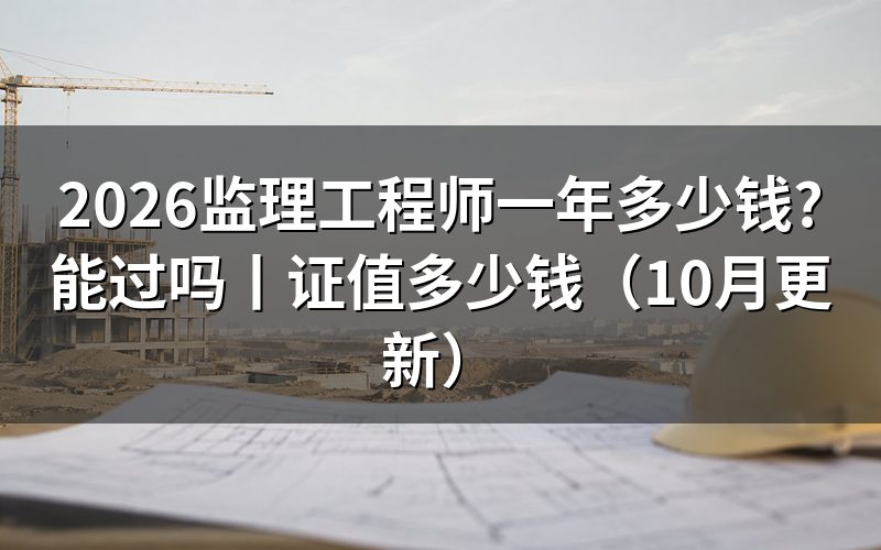 监理工程师证值多少钱,看招聘启事和劳动合同
