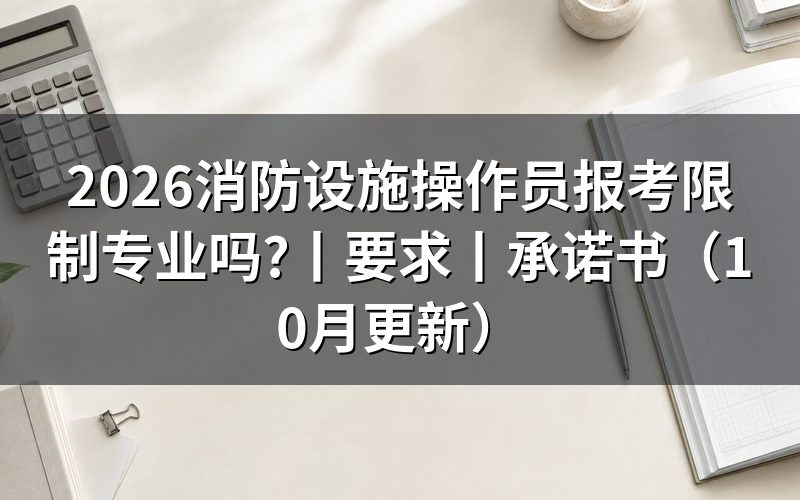 消防设施操作员报考要求,看申报表选哪条条件