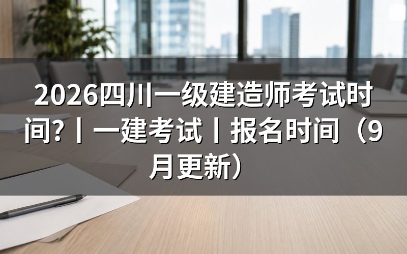 今年四川一建报名与考试时间,看准考证上的日期