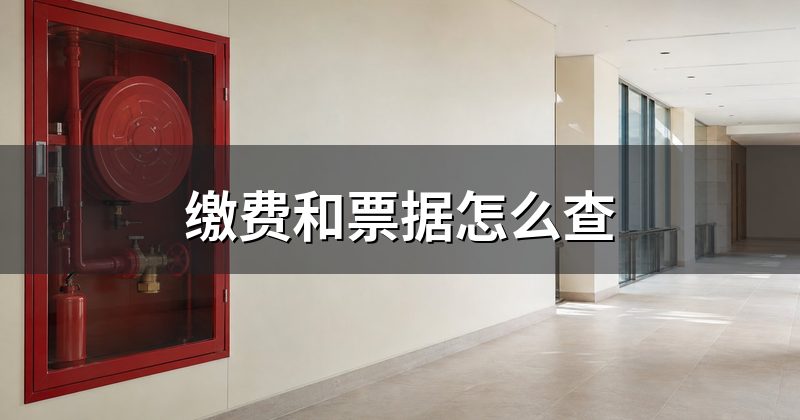 缴费和票据怎么查