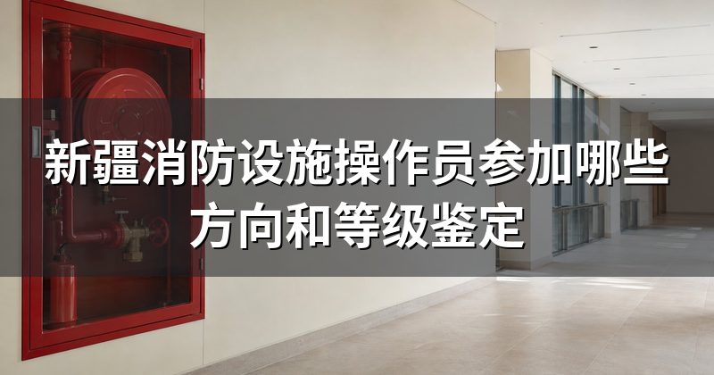 新疆消防设施操作员参加哪些方向和等级鉴定