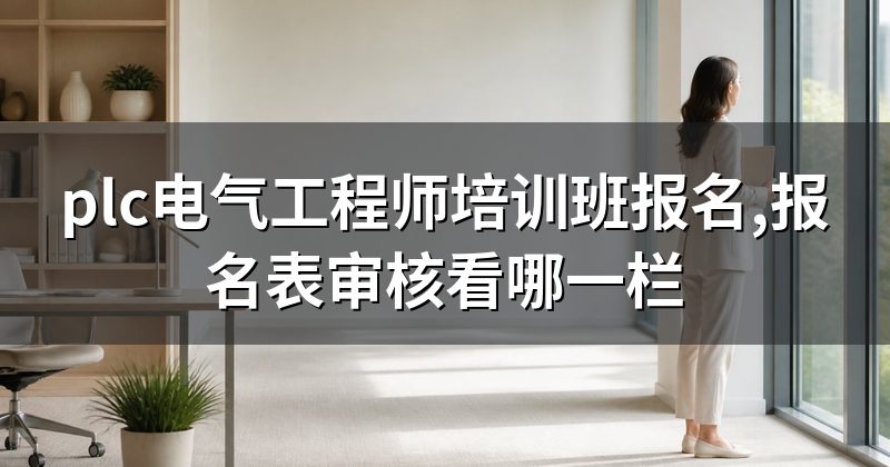 plc电气工程师培训班报名,报名表审核看哪一栏