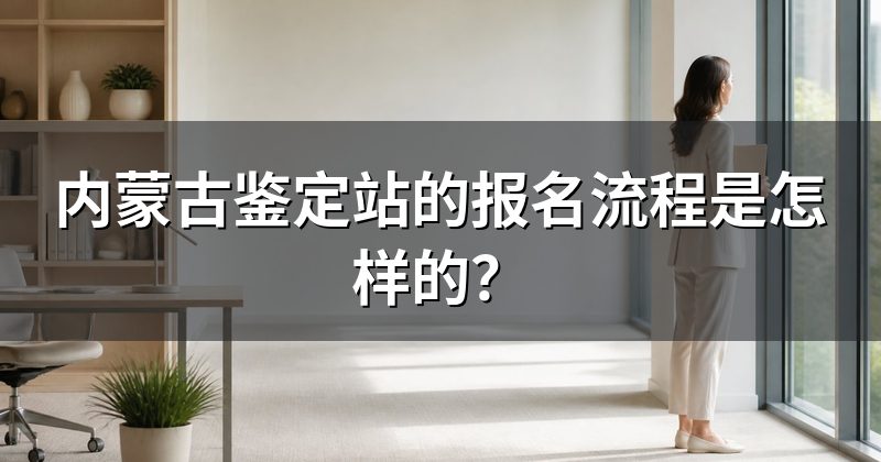 内蒙古鉴定站的报名流程是怎样的？