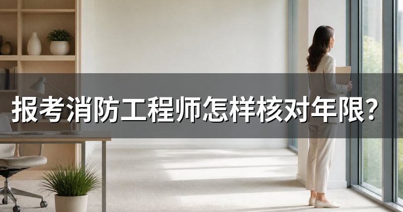 报考消防工程师怎样核对年限？