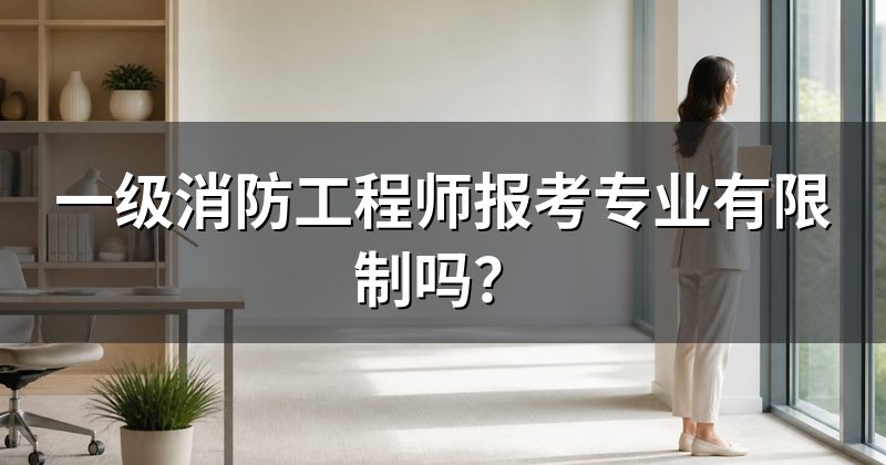 一级消防工程师报考专业有限制吗?