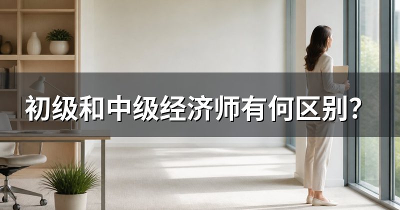 初级和中级经济师有何区别?