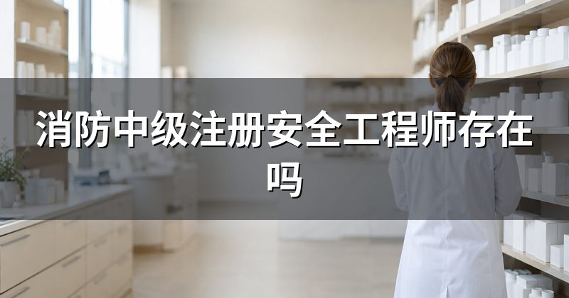 消防中级注册安全工程师存在吗