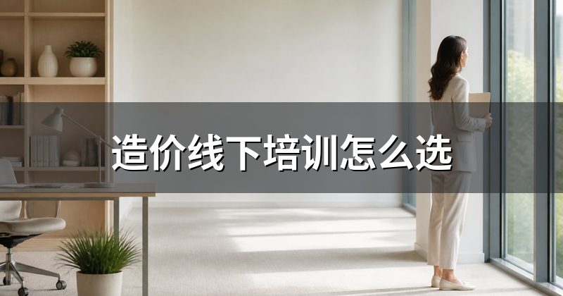 造价线下培训怎么选
