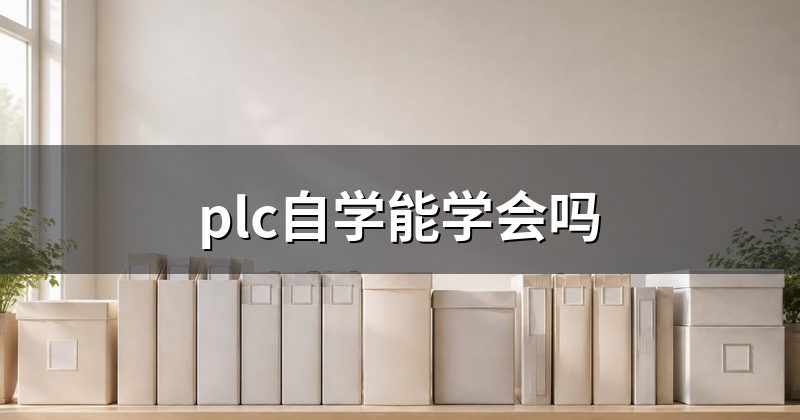 plc自学能学会吗