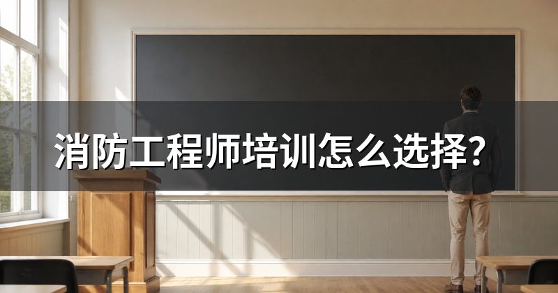 消防工程师培训怎么选择?