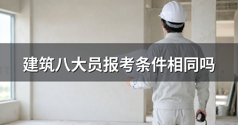 建筑八大员报考条件相同吗