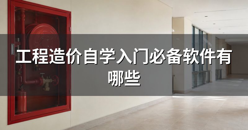 工程造价自学入门必备软件有哪些