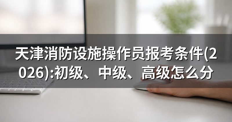 天津消防设施操作员报考条件(2026):初级、中级、高级怎么分
