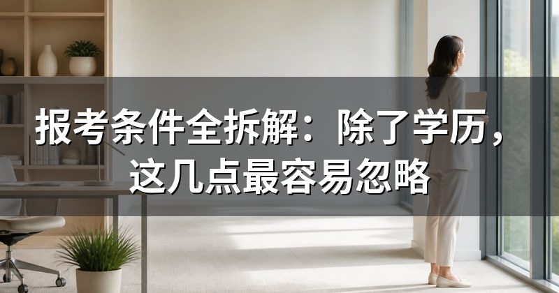 学历要求:按报考学段来,不是"有专科学历就够了"