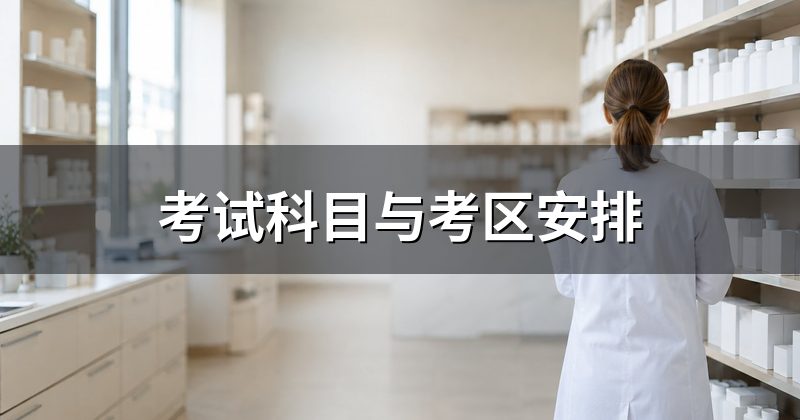 考试科目与考区安排