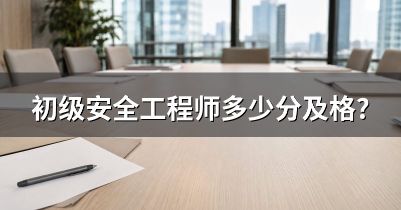 初级安全工程师多少分及格?