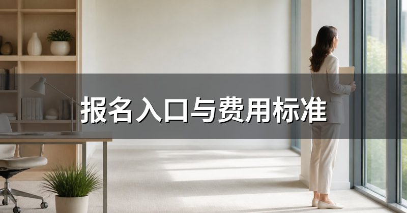 报名入口与费用标准