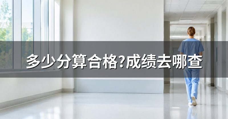 多少分算合格?成绩去哪查