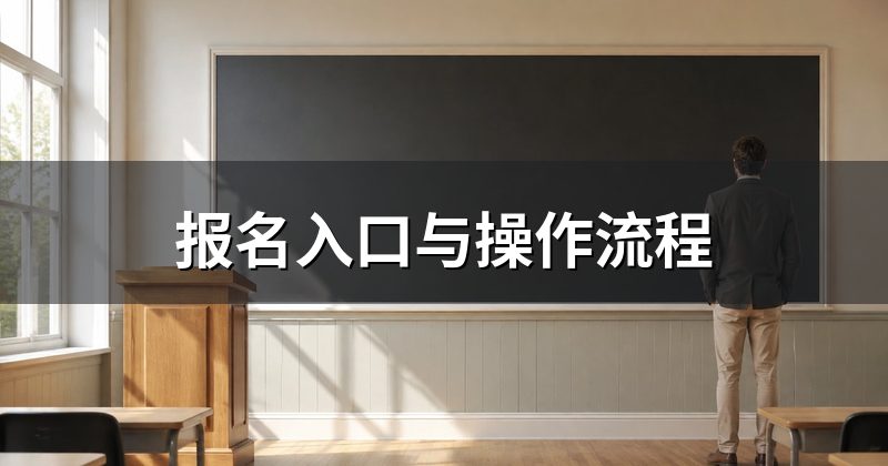 报名入口与操作流程