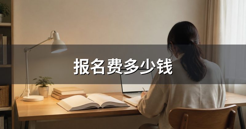 报名费多少钱