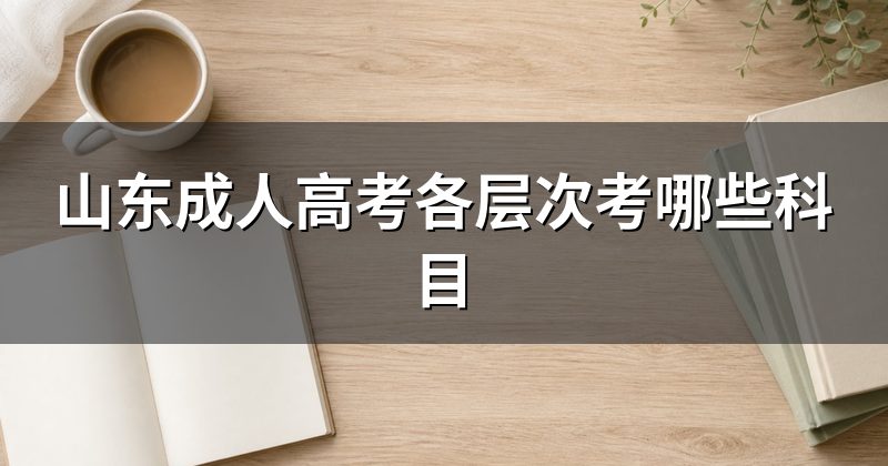 山东成人高考各层次考哪些科目